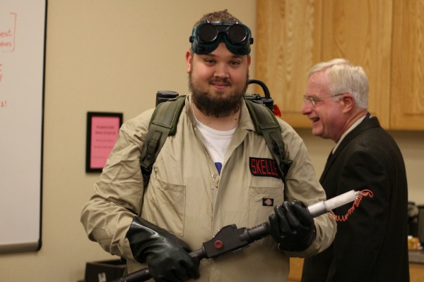 halloween party Adam ghost buster