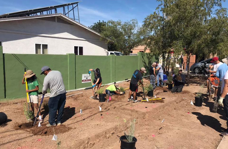 Landscaping care campus