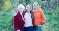 Teens&#039; Closet Volunteers: Louise Storvick, Margi Tays and Lisa Henderson.