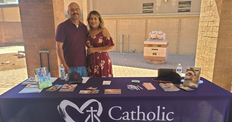 Carlos and Carla, Parish Champions at St. Jerome Catholic Church in Phoenix, Ariz.